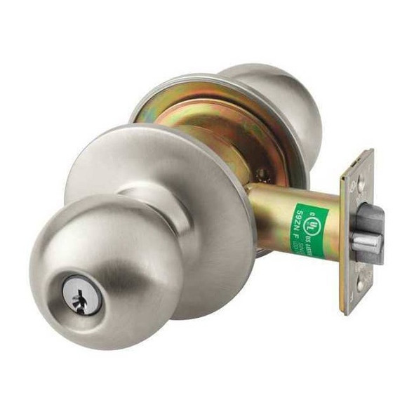 Assa Abloy Accentra Knob Lockset,Mechanical,Classroom,Grd. 1 CA5408CK630