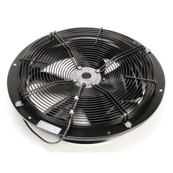 Axial Fan, Round, 230V AC, 1 Phase, Galvanized Steel, 397mm W.