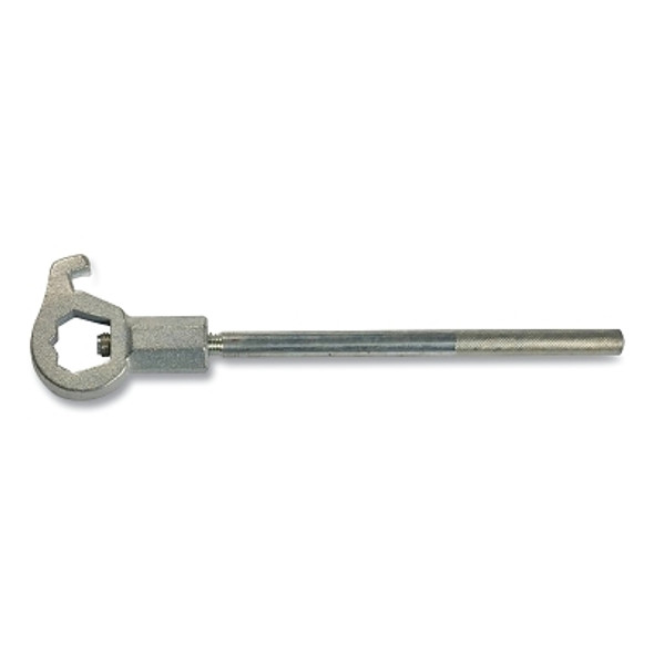 Heavy Duty Adjustable Hydrant Wrench, 18 in L, Plated Steel