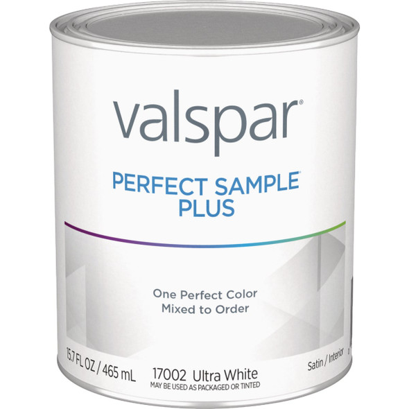 Valspar Int Satin Wht Sample 028.0017002.004 Pack of 6