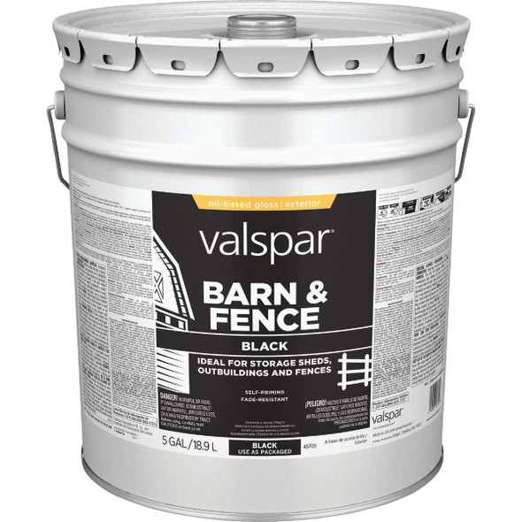 Valspar Alkyd Black Barn Paint 009.0000703.008
