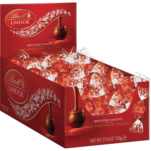 Lindt Lindor Milk Chocolate Truffle Changemaker Display (60-Count) 529782