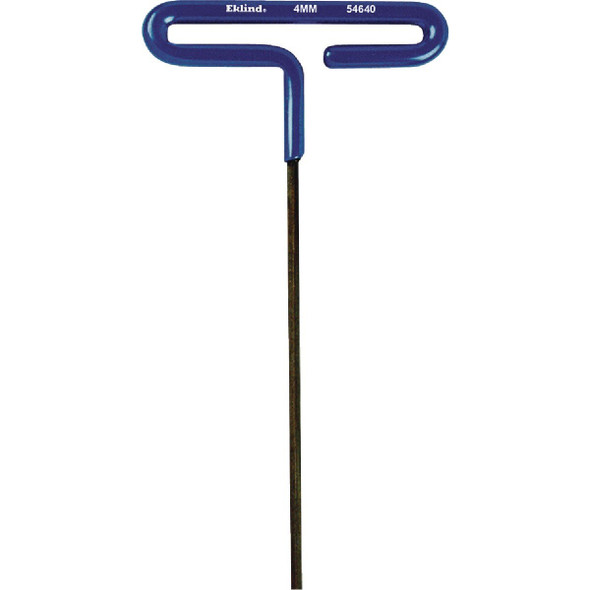 54640 Eklind Cush Grip T Shaped Hex Key,4mm-6" Arm