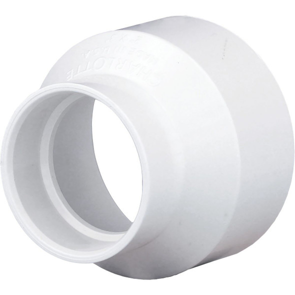 PVC 00102  1000HA Charlotte Pipe 3 In. Hub x 2 In. Hub Schedule 40 DWV Reducing PVC Coupling