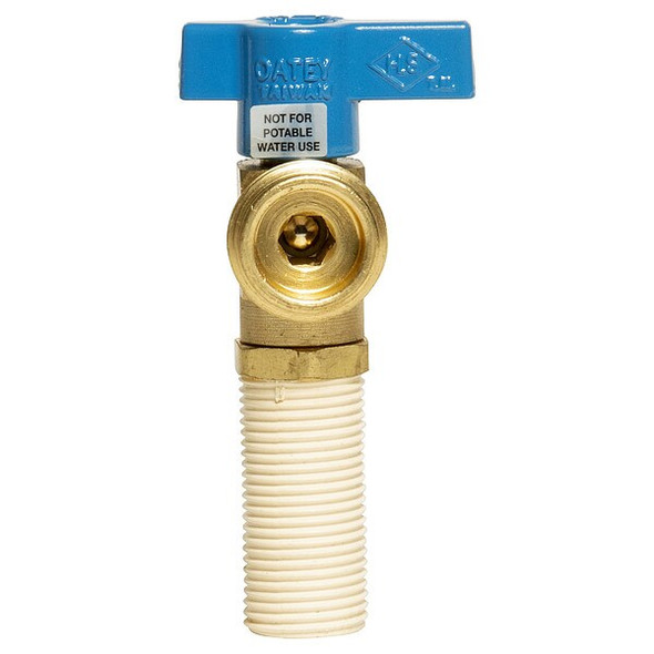 Oatey Washing Machine Valve,3/4 in.,CPVC,Blue 38969