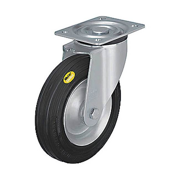 Manufacturer Varies Solid Rubber Caster,770 lb. Load,Swivel L-RD 200K