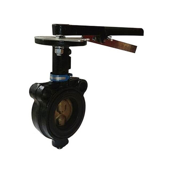 Milwaukee Valve Butterfly Valve,Wafer,Pipe Size 3 In MW-233E 3