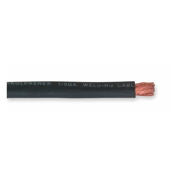 Carol Welding Cable, EPDM, 2AWG, 600V, Black, 100ft 01776.82.01