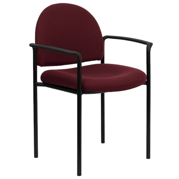 Flash Furniture Burgundy Fabric Stack Chair BT-516-1-BY-GG