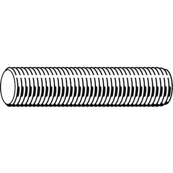 Fully Threaded Rod, 1/2"-13, 12 ft, Steel, Grade B7, Plain Finish