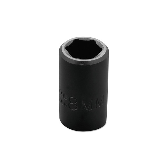Torqueplus Metric Impact Sockets 1/4 in, 1/4 in Drive, 8 mm, 6 Points
