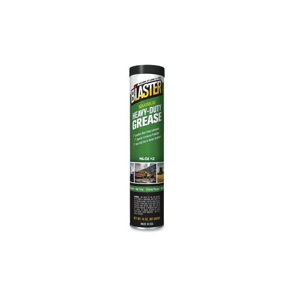 Maximum Heavy-Duty Grease, 14 oz, NLGI Grade 2, Green