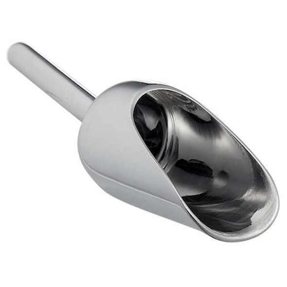 Manufacturer Varies Scoop,3 3/8 fl oz,18 cm,Silver F36738-0100