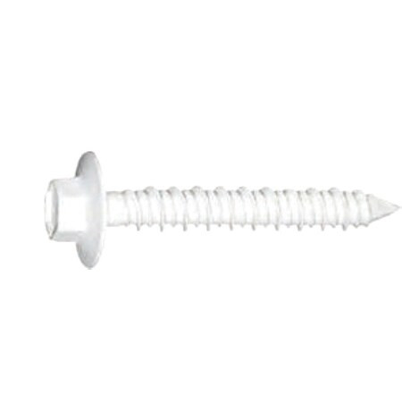 Screw Anchor, 1/4 in Dia., Hex, 2 1/4 in L, Steel Ultra Shield, 1000 PK