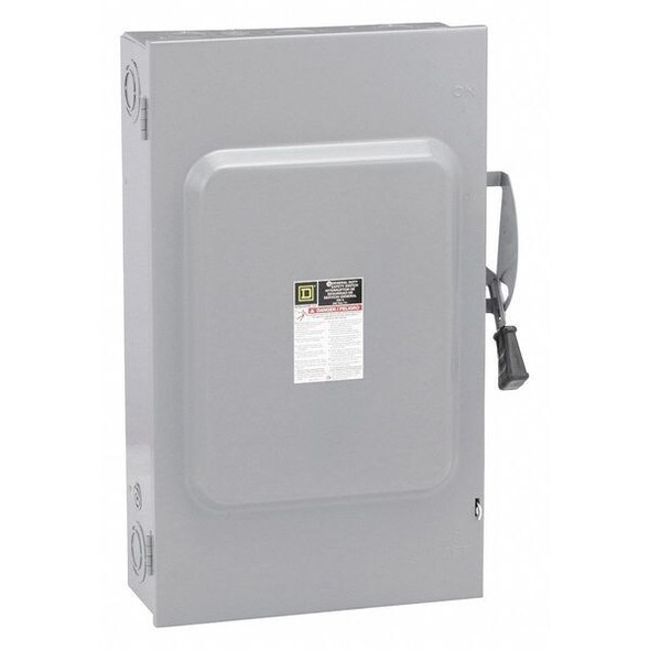 Square D Nonfusible, Safety Switch, General Duty, 240 V, 3PST DU324