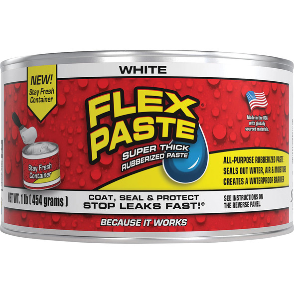 Flex Paste White 1 lb PFSWHTR16