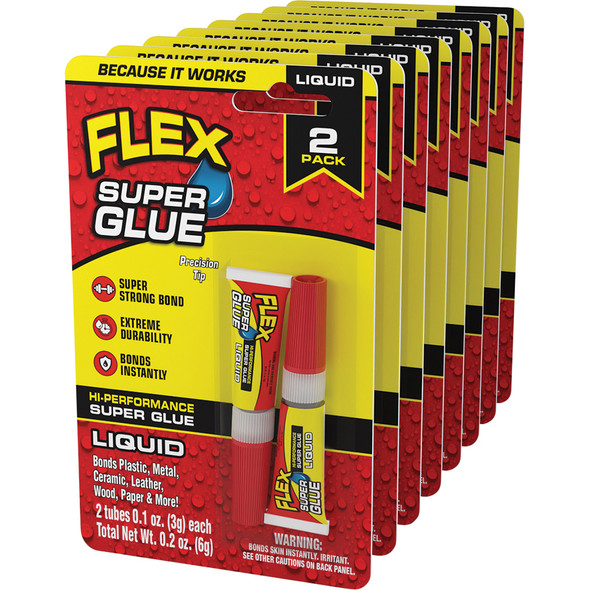 Flex Super Glue Liquid 2-Pack Tubes SGLIQ2X3