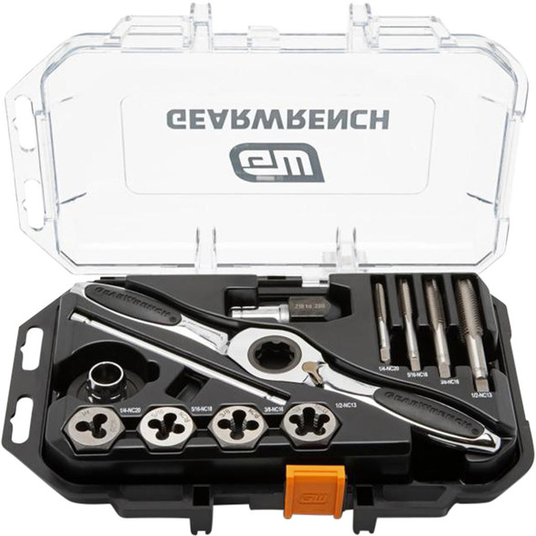 13 Piece SAE Ratcheting Tap & Die Set 82817