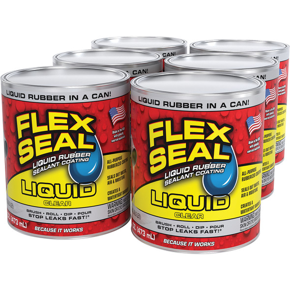 Flex Seal Liquid Clear 16 fl oz. LFSCLRR16
