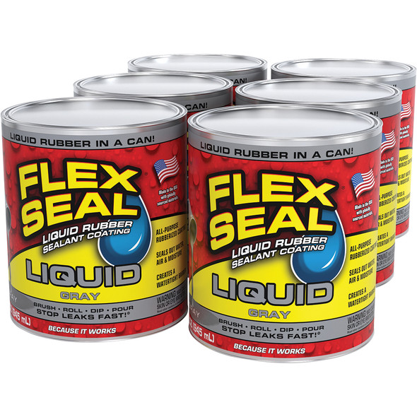Flex Seal Liquid Gray 32 fl oz. LFSGRYR32