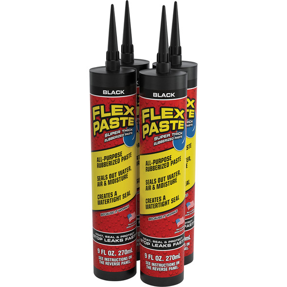 Flex Paste Black 9 oz. Cartridge PFSBLKR10