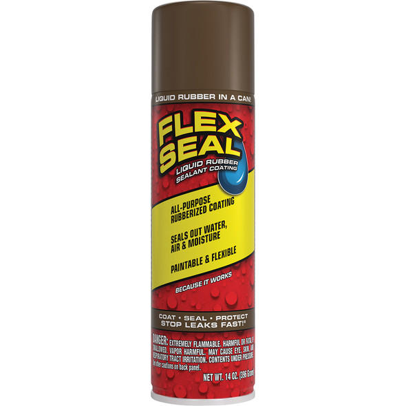 Flex Seal Brown Net Wt. 14 oz. FSBRNR20