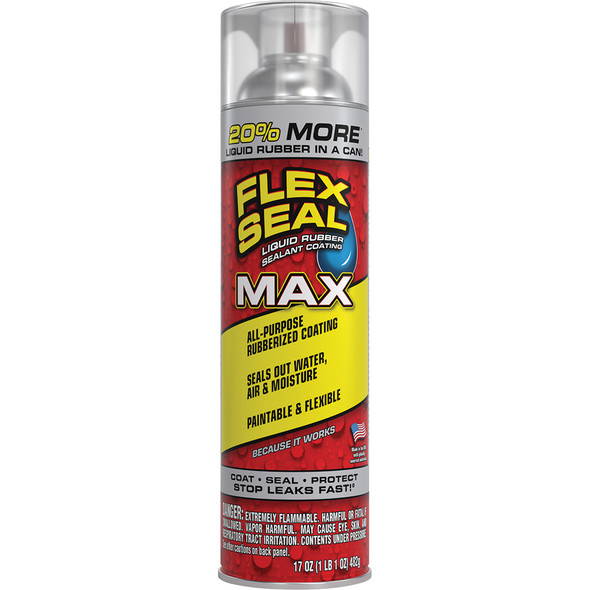 Flex Seal Max Clear Net Wt. 17 oz. FSMAXCLR24
