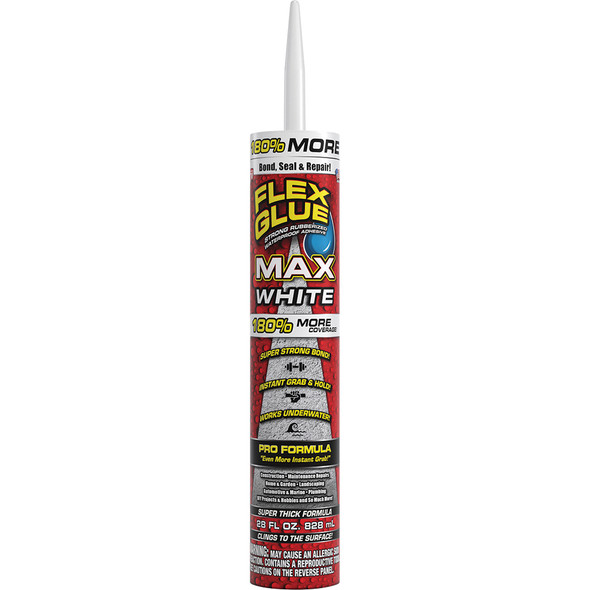 Flex Glue Max White 28 oz. GFSMAXWHT28