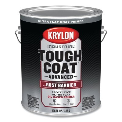 Tough Coat® Advanced with Rust Barrier® Technology Spray Paint, 1 gal, Gray Primer