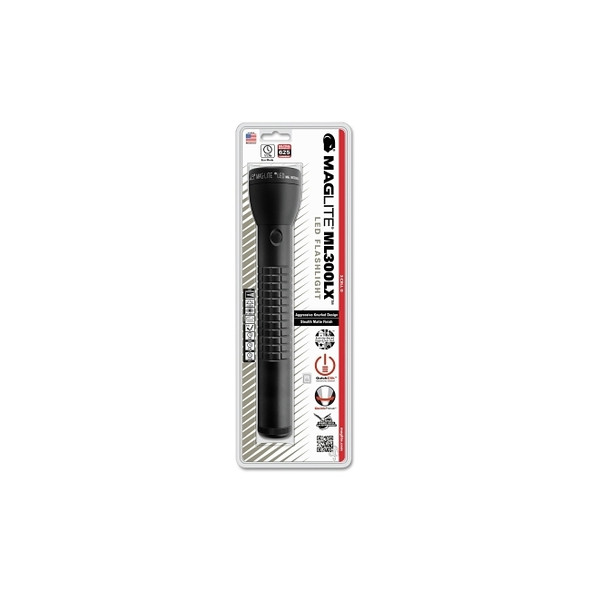 ML300LX™ Series LED Flashlight, 2 D, Matte Black, 625 Lumens