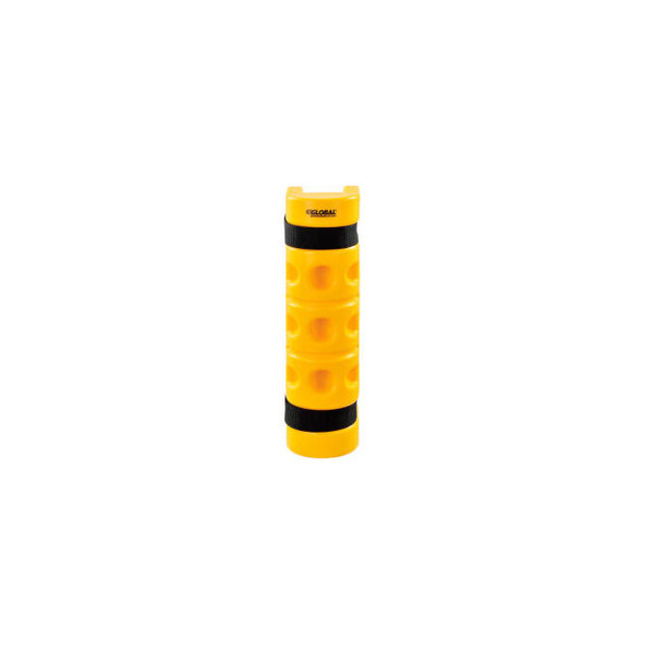 Global Industrial Rack Protector with Cutout 3"" x 3"" Opening 18""H Yellow