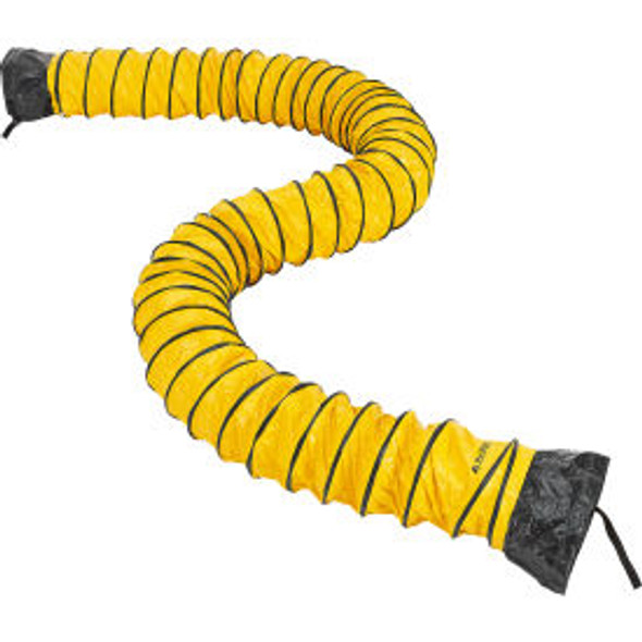Global Industrial Indoor/Outdoor Flexible Duct 12""Dia. x 25'L Yellow