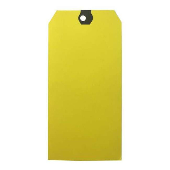 Manufacturer Varies Shipping Tag, Colored, Yellow, PK500 61KU98