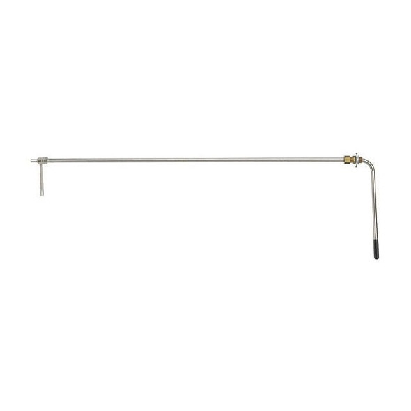 Pitot tube with built-in compression fitting, 12" insertion length, 5/16" dia.