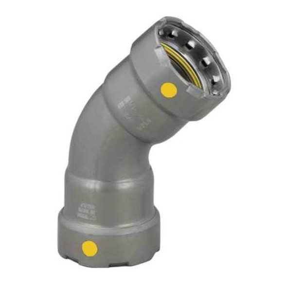 Viega Elbow, Steel, Press-fit 2", Press-fit 2" 25256