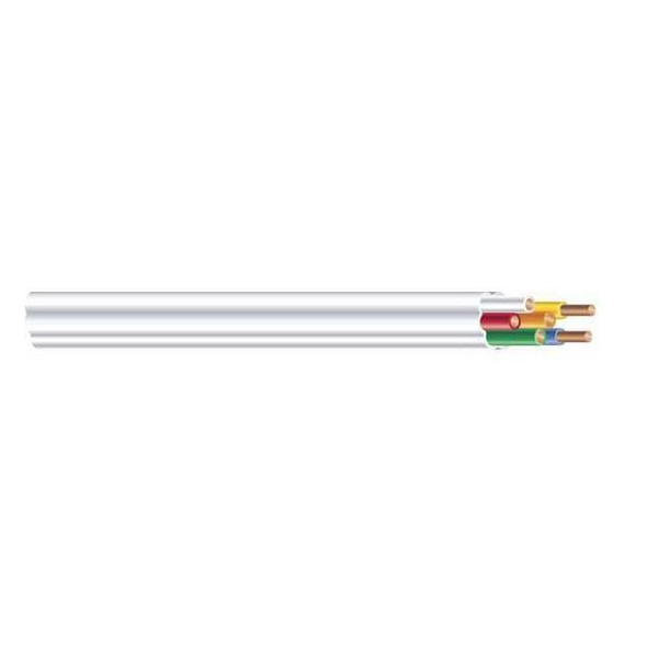 Southwire ThermostatWire,18AWG,White,250ft,300V 555060423