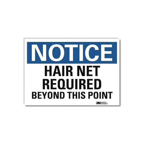 Lyle NoticeSign, ReflecSelfAdhVinyl, 10inWx7inH, U5-1247-RD_10X7 U5-1247-RD_10X7