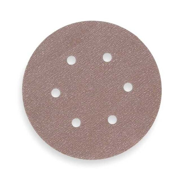 Norton Abrasives PSA Disc Roll,6 Hole,6in,P150G,AlO 66261131512