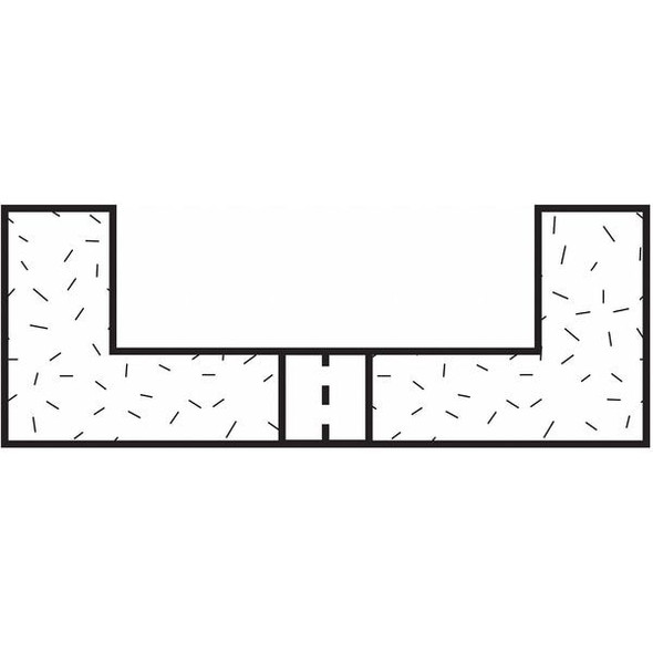 Norton Abrasives Straight Cup Wheel,4Diax1.5 Tx1.25AH,PK5 66243530221