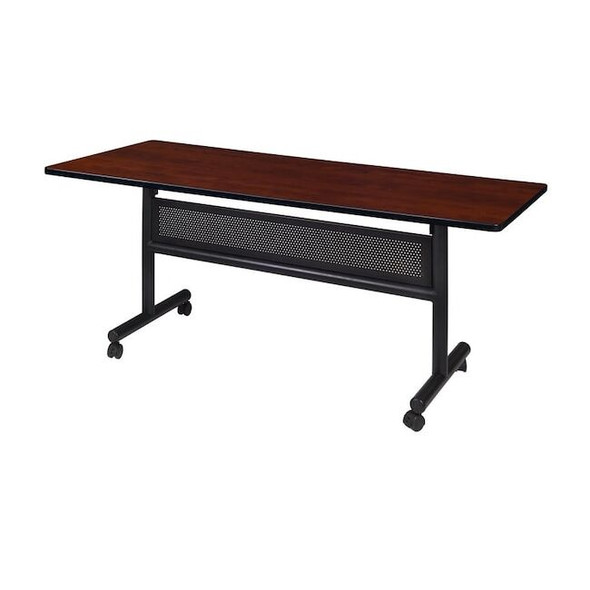 Kobe Rectangle FlipTop Table, 60" W, 29" H, Laminate Top, Cherry MKFTM6030CH