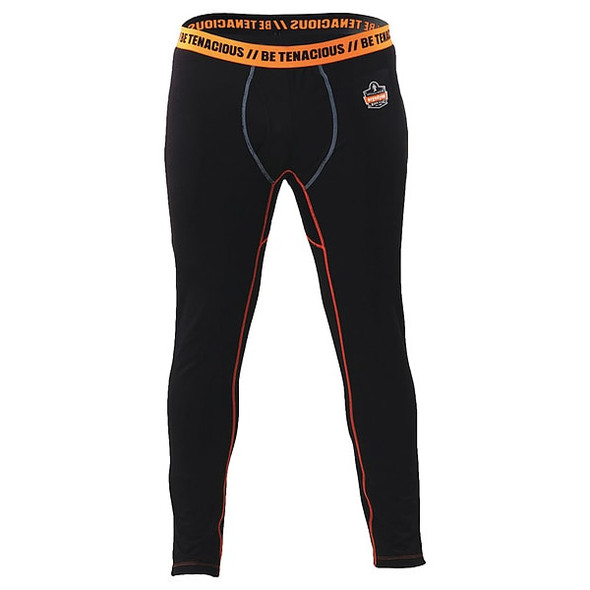 Ergodyne Men's Bottoms, 2XL, Black, 100% Polyester 6480