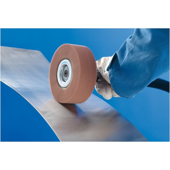 Pferd 6" x 2" POLINOX Unmounted Flap Wheel - 1" A.H. - PNL Type - Medium Grade 43129