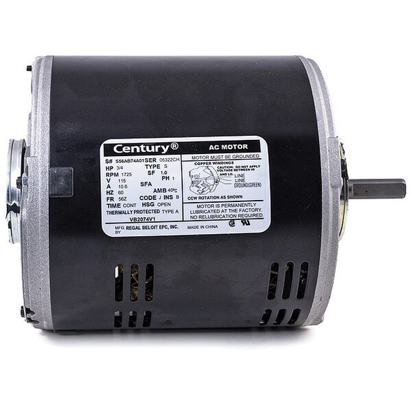 Regal Beloit Evaporative Cooler Motor, 3/4 hp 110448