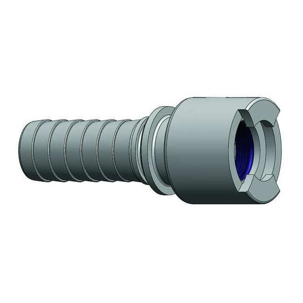 Dixon Female to Bowes Coupler,Barb,1/2,Brass 4NS4-B