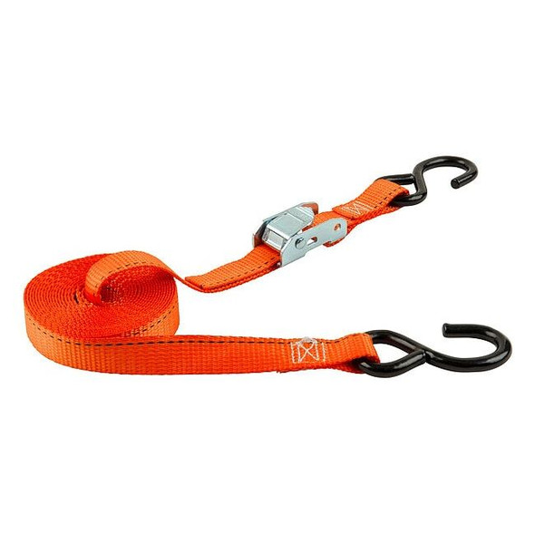 Keeper Tie Down Strap,S-Hook,Orange 89115
