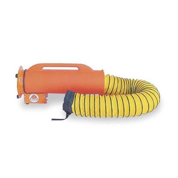 Air Systems Intl Confined Space Fan,Orange/Yellow,17" W SVF-25ACAN