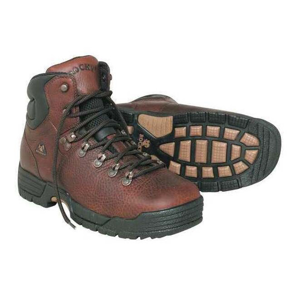 MOBILITE, Men's Work Boot, 10.5 Medium, Leather, 6 in Height, Brown