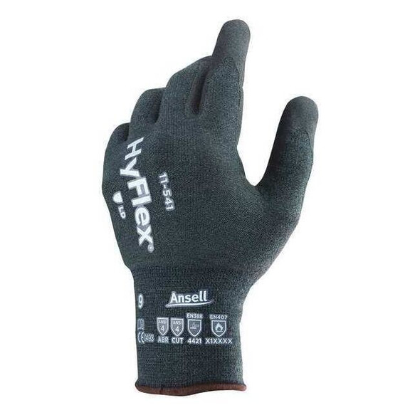 Cut-Resistant Coated Gloves, Cut Level A4 ,Dipped ,Nitrile ,Sandy ,XS 1 PR