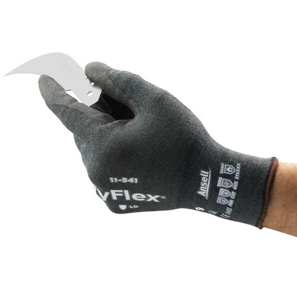 Ansell Cut-Resistant Coated Gloves, Cut Level A4 ,Dipped ,Nitrile ,Sandy ,XS 1 PR 11-541