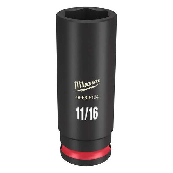11/16 in. SHOCKWAVE Impact Duty 3/8 in. Drive Deep Well 6 Point Impact Socket